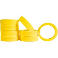 Bertoo Protective silicone covers for double trunk wheels - 8 pieces yellow - Case