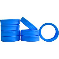 Bertoo Protective silicone covers for double trunk wheels - 8 pieces blue - Case