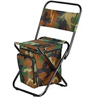 NC3012 camouflage folding chair with storage Nils Camp - Camping Chair