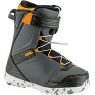 Nitro Droid QLS Charcoal - Black - Orange size 38 EU / 245 mm - Snowboard Boots