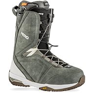 Nitro Team TLS Charcoal - White size 44 2/3 EU / 295 mm - Snowboard Boots