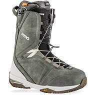 Nitro Team TLS Charcoal - White size 47 1/3 EU / 315 mm - Snowboard Boots