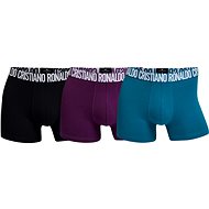 Nike CR7 Basic Trunk 3 Pack, Black/Blue/Purple, size L - Boxer Briefs
