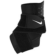 Nike Compression Ankle Brace with Straps - Black and White - Brace