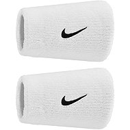 Nike Swoosh Doublewide Wrist Wrist Wraps White/Black - Wristband