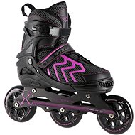 Na19318 Black and Purple Nils Extreme - Roller Skates