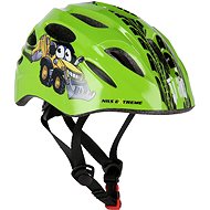 MTW01 GREEN WITH FLASHER NILS EXTREME - Bike Helmet