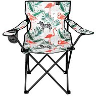 NILS CAMP Folding chair NC1625 - flamingos - Camping Armchair