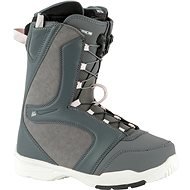 Nitro Flora TLS, Charcoal-White-Rose, size 40.67 EU/265mm - Snowboard Boots