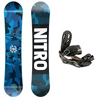 Nitro Ripper Youth, size 137cm + Nitro Charger, Black, size M - Snowboard Set
