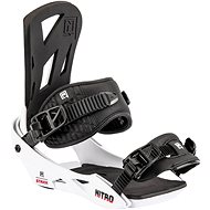 Nitro Staxx White, sizing. M - Snowboard Bindings