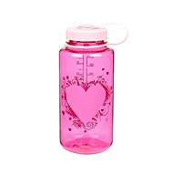 Nalgene Wide Mouth Heart Pink 1000ml - Drinking Bottle