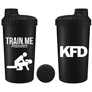 KFD Šejkr Train me harder černý 700 ml  - Shaker