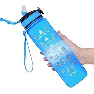 Tritan drinking bottle with infuser, 1L, light blue - Sport Water Bottle