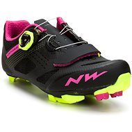 Northwave Razer Wmn 39.5, Black/Yellow - Spikes
