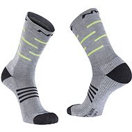 Northwave Extreme Pro High Sock, Grey/Black/Yellow, size 40-43 - Socks