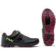 Northwave - Corsair - 36, Black/Plum - Spikes