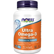 NOW Ultra Omega-3, 250 DHA/500 EPA - Omega 3
