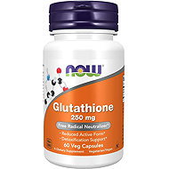 NOW FOODS Glutathione, 250 mg, 60 vegetable capsules - Antioxidant