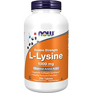 NOW FOODS L-Lysine Double Strength, 1000 mg, 250 tablets - Dietary Supplement