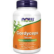 NOW FOODS Cordyceps, 750 mg, 90 vegetable capsules - Cordyceps