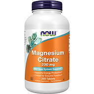 NOW FOODS Magnesium Citrate, 200 mg, 250 tablets - Magnesium