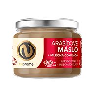 Nupreme Peanut Butter with Milk Chocolate, 220g - Nut Cream