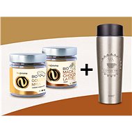 NUPREME Golden Mylk + Maca Choco + thermo mug - Food Supplement Set