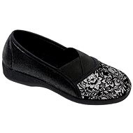 GOJI elastic shoes O6968-F48 Nursing Care black/silver EU 39 / 254 mm - Casual Shoes