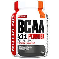 Nutrend BCAA 4:1:1 POWDER, 500 g, orange - Amino Acids