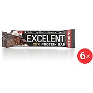 Nutrend EXCELENT protein bar, 6 x 85 g, chocolate+coconut - Protein Bar