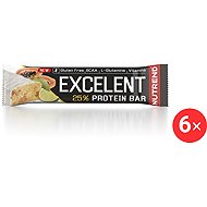 Nutrend EXCELENT protein bar, 6 x 85 g, lime with papaya - Protein Bar