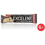 Nutrend EXCELENT protein bar, 6 x 85 g, marzipan with almonds - Protein Bar
