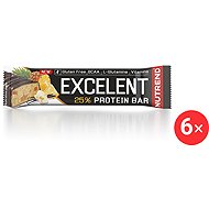 Nutrend EXCELENT protein bar, 6 x 85 g, vanilla with pineapple - Protein Bar