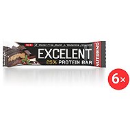 Nutrend EXCELENT Bar double, 6 x 85 g, chocolate + nougat with cranberries - Protein Bar