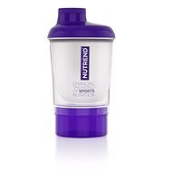 Nutrend Shaker 2019, Purple 300ml + dispenser - Shaker