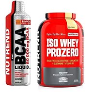 Nutrend ISO Whey Prozero, 2250 g, Vanilla Pudding + BCAA Liquid, 1000ml - Kit