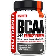Nutrend BCAA Energy Mega Strong Powder, 500 g, pomaranč - Aminokyseliny