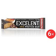 Nutrend EXCELENT protein bar, 6 x 85 g, peanut butter in milk chocolate - Protein Bar