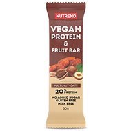 Nutrend Vegan Protein Fruit Bar 50 g, lieskový orech + datle - Proteínová tyčinka