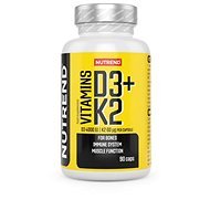 Nutrend Vitamins D3+K2, 90 capsules - Vitamins