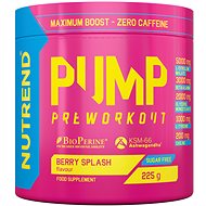Nutrend PUMP 225 g, berry splash - Pre-Workout Supplement