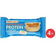 NUTRY NUTS, 4×42g, White chocolate with peanut butter - Protein Bar