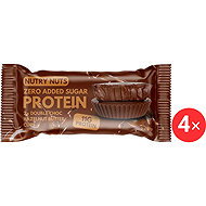 NUTRY NUTS, 4×42g, Double chocolate and hazelnut butter - Protein Bar