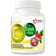 Nutricius Vitamin C + rosehip tbl. 90 - Vitamin C