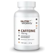 NutriWorks Caffeine 120 tablets - Energy tablets