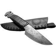 Madhammers Hand forged solid knife Thor wheel with sheath, 21 cm - Hunting Knife