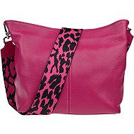 Nova bag Prisca Fuxia Scura with additional strap III - Handbag