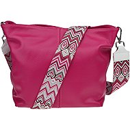 Novabag Prisca Fuxia Scura with additional strap VIII - Handbag