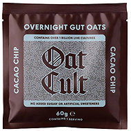 Oat Cult Overnight Oats Cacao Chip 9 × 60 g - Oatmeal